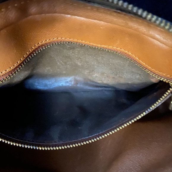 💯% LOUIS VUITTON Monogram Brown vintage Clutch bag - Picture 10 of 16